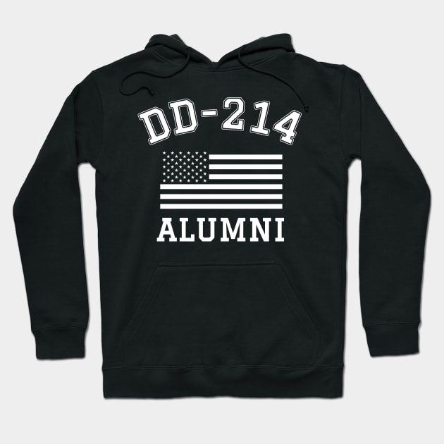 Patriotic DD-214 Alumni Hoodie by Revinct_Designs